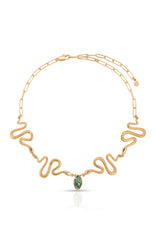 Abalone Serpentina Snake Choker
