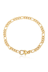 Cuffed Love Chain Link Necklace