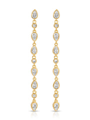 Crystal Rainfall Earrings