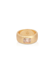 Emerald Cut Treasure Ring