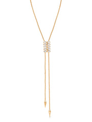 Crystalized Bolo Necklace