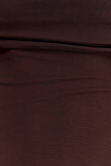 Josie Off Shoulder Mesh Maxi Dress - Dark Brown