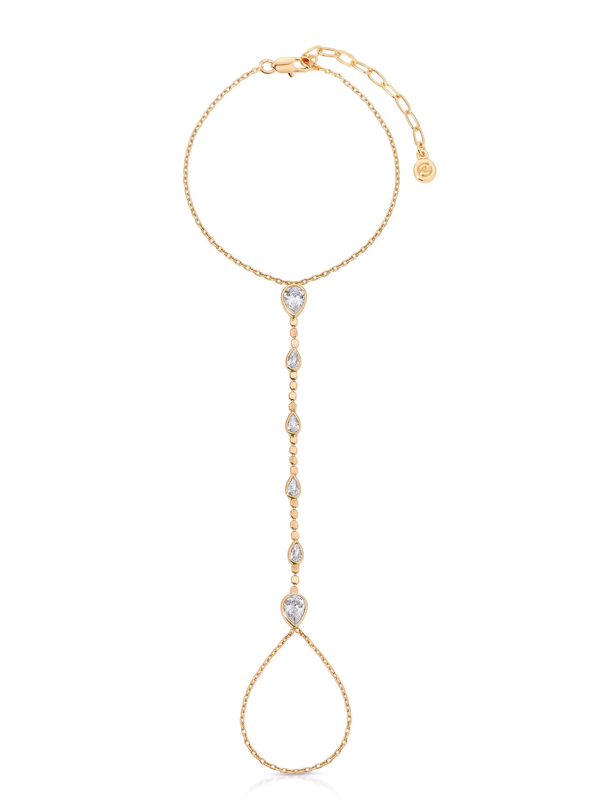 Dripping Crystal Hand Chain
